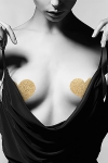 Bijoux de seins Flash Coeur Or Bijoux de seins Flash Coeur Or